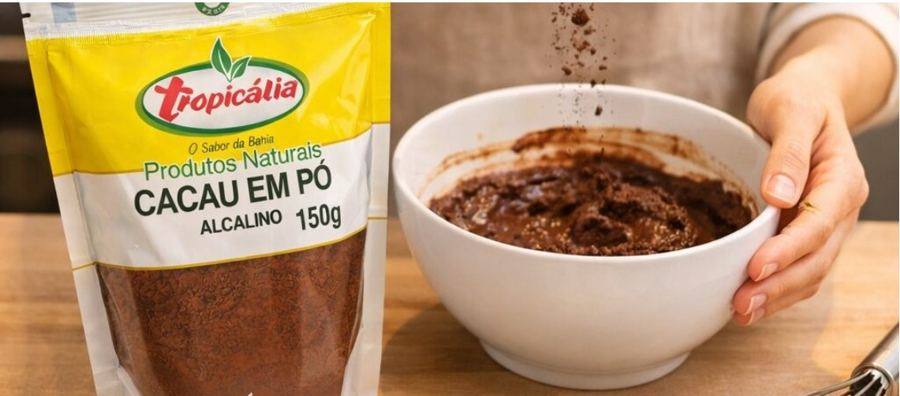 Bolo de Chocolate Fofinho com Cacau